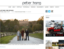 Tablet Screenshot of peterbangsblog.com